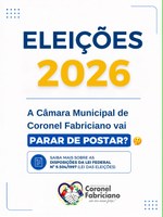 Orientações sobre as publicações no portal da Câmara no Período Eleitoral